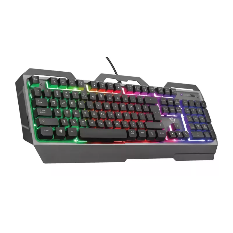 Herná klávesnica Trust GXT 856 Torac USB QWERTZ nemecká čierna RGB LED