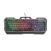 Herná klávesnica Trust GXT 856 Torac USB QWERTZ nemecká čierna RGB LED