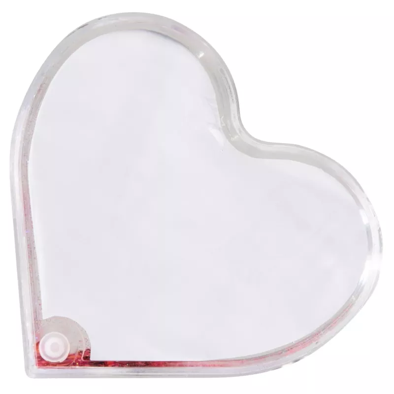 Hama Heart rámik na fotografiu červený, transparentný