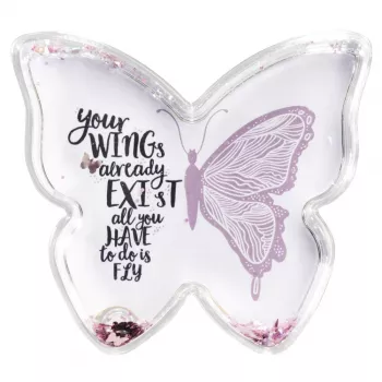 Hama Butterfly rámik na fotografiu ružový, transparentný