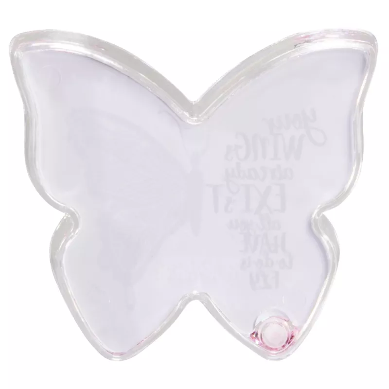 Hama Butterfly rámik na fotografiu ružový, transparentný