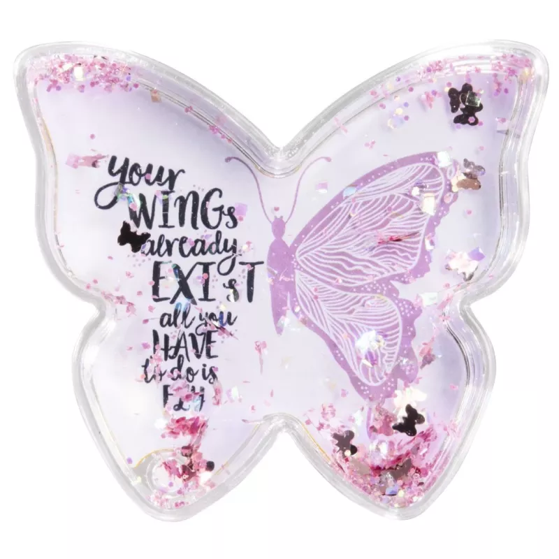 Hama Butterfly rámik na fotografiu ružový, transparentný