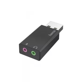 Hama Essential Line USB 2.0 stereo zvuková karta (00200323)