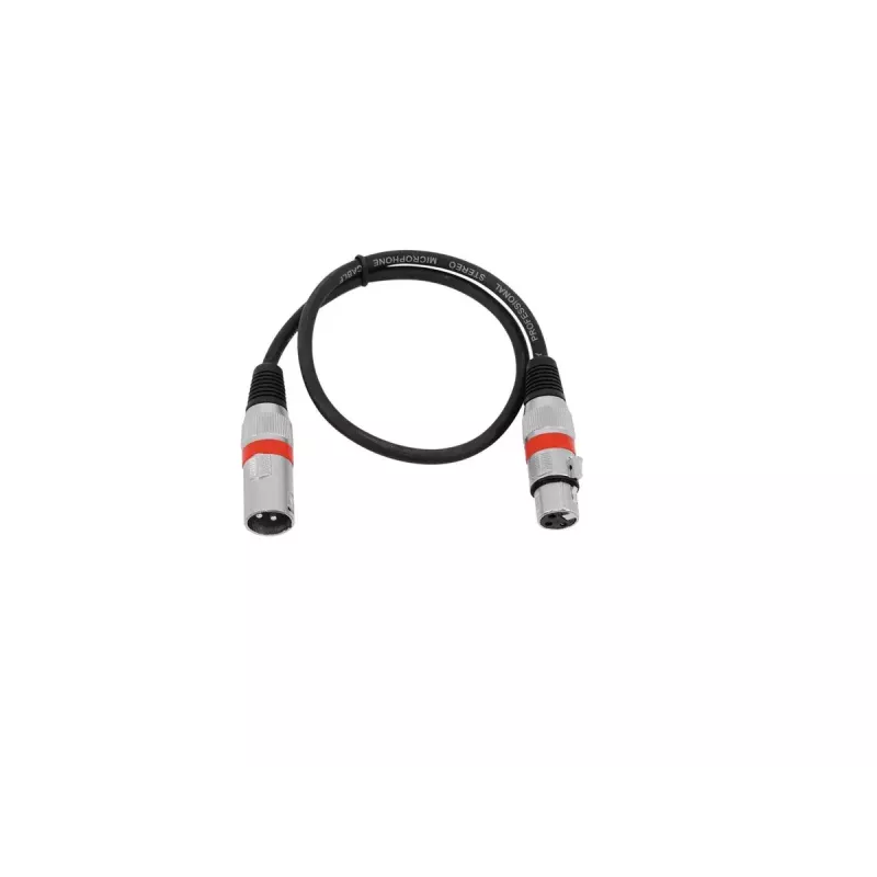Audio kábel Omnitronic 30220401 0,5 m XLR 3-pinový čierny