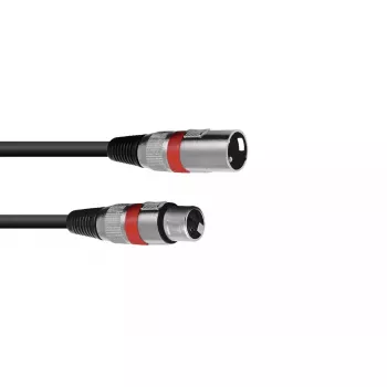 Audio kábel Omnitronic 30220401 0,5 m XLR 3-pinový čierny