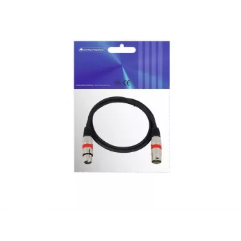 Audio kábel Omnitronic 30220406 1m XLR 3-pinový čierny