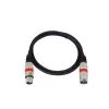 Audio kábel Omnitronic 30220406 1m XLR 3-pinový čierny