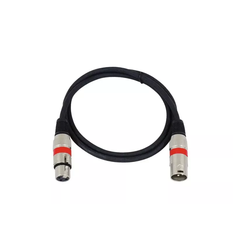Audio kábel Omnitronic 30220406 1m XLR 3-pinový čierny