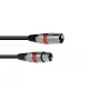 Audio kábel Omnitronic 30220406 1m XLR 3-pinový čierny