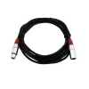 Audio kábel XLR 3-pol Omnitronic 3022050R 5 m čierny