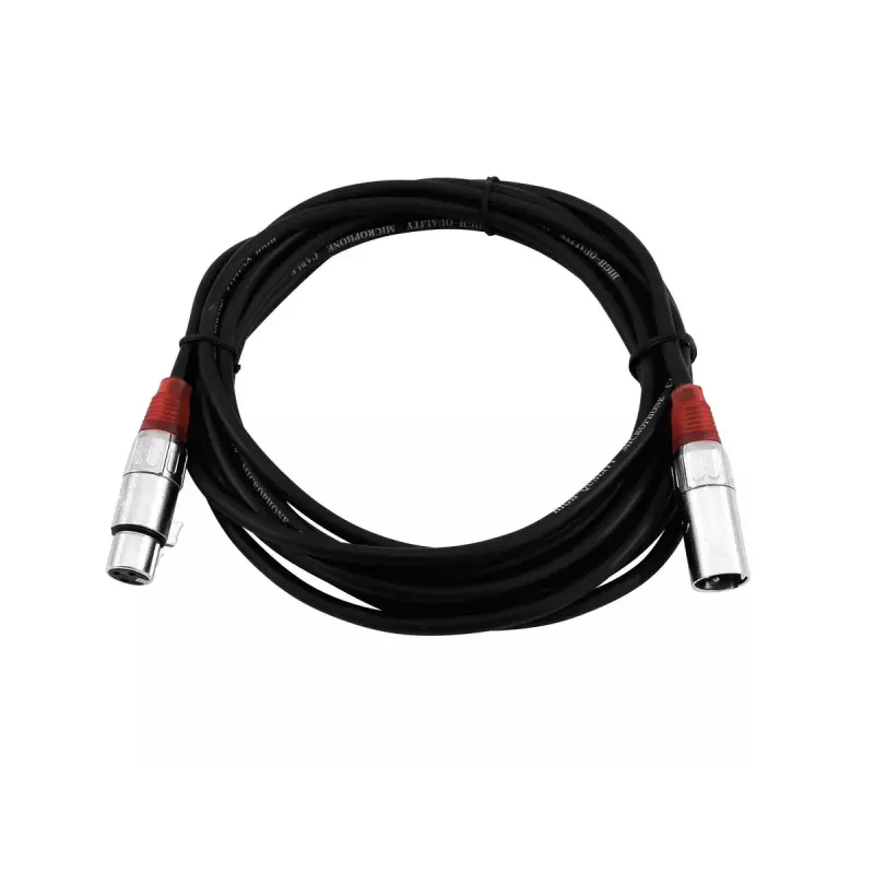 Audio kábel XLR 3-pol Omnitronic 3022050R 5 m čierny