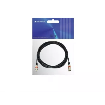 Audio kábel XLR 3-pol Omnitronic 3022052R 7,5 m čierny