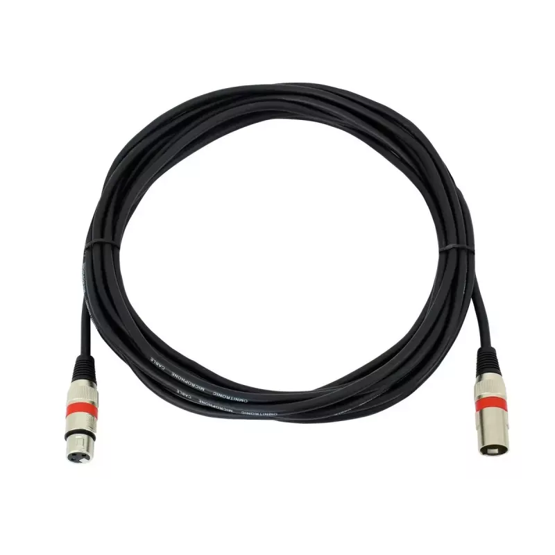 Audio kábel XLR 3-pol Omnitronic 3022052R 7,5 m čierny