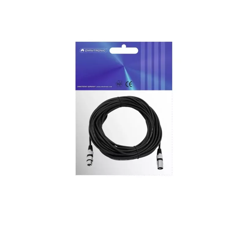 Audio kábel Omnitronic 3022058N 20 m XLR (3-pol) čierny