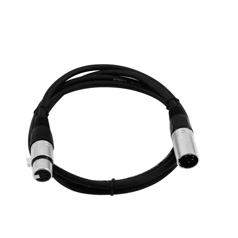 Audio kábel Omnitronic 30220763 1 m XLR 5-pol čierny