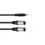 Audio kábel 3 m Omnitronic 30225157