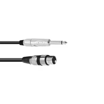 Audio kábel 2 m Omnitronic 3022516M XLR 3-pol 6,35 mm čierny