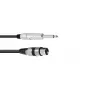 Audio kábel 2 m Omnitronic 3022516M XLR 3-pol 6,35 mm čierny