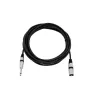 Audio kábel XLR 3-pol 6,35 mm Omnitronic 3022519C 5 m čierny