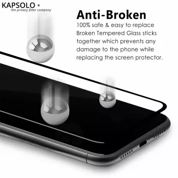 Tvrdené sklo KAPSOLO iPhone X