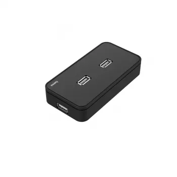 USB hub HAMA 00200123 — 7-portový USB 2.0 hub, 480 Mbit/s, čierny, 1,1 m kábel