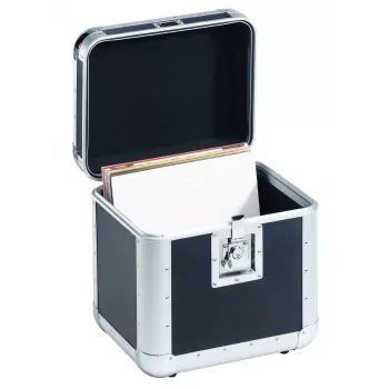 Hardcase Roadinger 30110035 na gramofónové platne preglejka čierny strieborný