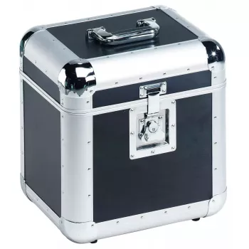 Hardcase Roadinger 30110035 na gramofónové platne preglejka čierny strieborný