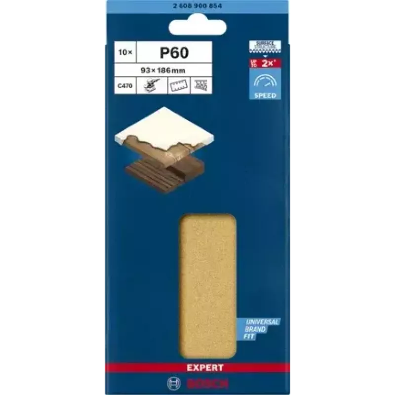 Bosch 2 608 900 854 rotačné náradie brúsne príslušenstvo drevo brúsny list