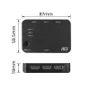 ACT 4K HDMI switch 3x1 čierny 60Hz 1920x1080 3840x2160