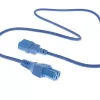 ACT napájací kábel C14 - C15 modrý 1,2 m IEC C14 250V 10A