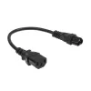 ACT AK5247 napájací kábel C6 - C13, 0,2 m, čierny