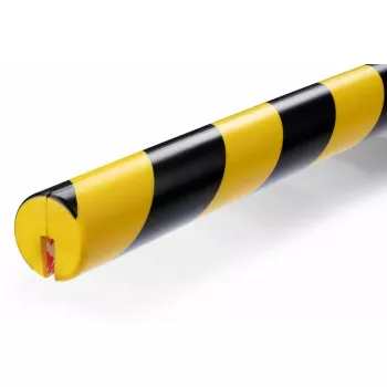 Rohová ochrana steny Durable 1126130 zaoblená polyuretán čierna žltá 1000 mm