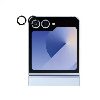 Ochrana kamery PanzerGlass SAFE. pre Samsung Galaxy Z Flip6 čierna odolná proti poškriabaniu odolná proti nárazom