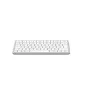 Hama WK-500 klávesnica pre viac zariadení, kompaktná, bezdrôtová RF + Bluetooth, QWERTZ nemecká, biela