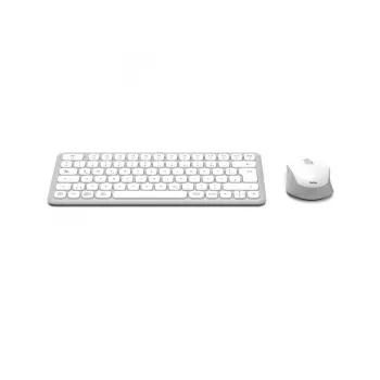 Hama WKM-500 klávesnica myš v cene Home USB + RF Wireless + Bluetooth QWERTZ Deutsch sivá, biela