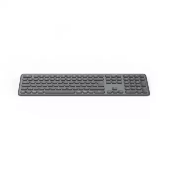 Hama WK-550 klávesnica Home/Office RF Wireless + Bluetooth QWERTZ German čierna, tmavosivá