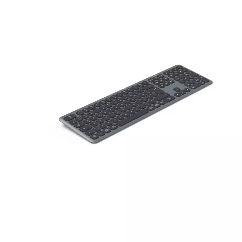 Hama WK-550 klávesnica Home/Office RF Wireless + Bluetooth QWERTZ German čierna, tmavosivá