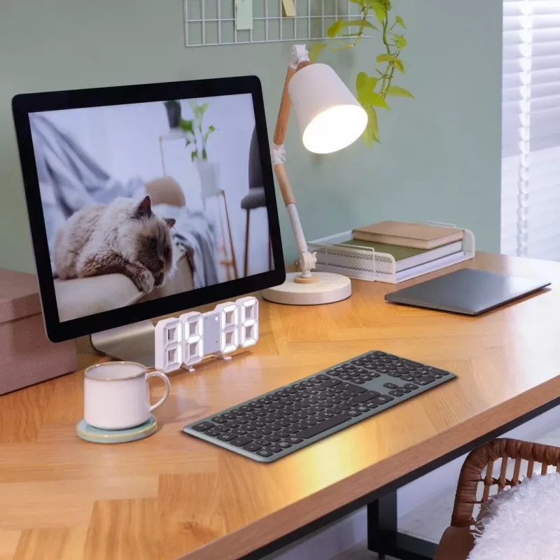 Hama WK-550 klávesnica Home/Office RF Wireless + Bluetooth QWERTZ German čierna, tmavosivá