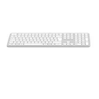 Hama WK-550 klávesnica Home/Office RF Wireless + Bluetooth QWERTZ German sivá, biela