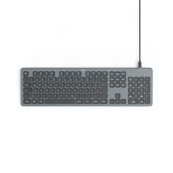 Hama CK-400 klávesnica Home/Office USB QWERTZ nemecká čierna, tmavosivá