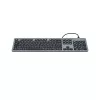 Hama CK-400 klávesnica Home/Office USB QWERTZ nemecká čierna, tmavosivá