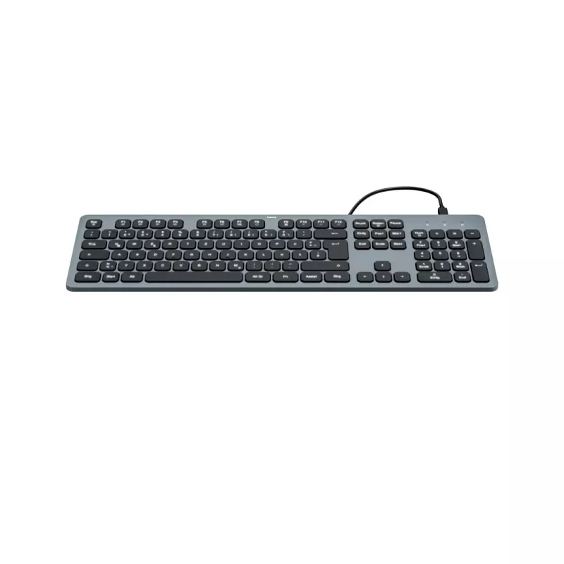 Hama CK-400 klávesnica Home/Office USB QWERTZ nemecká čierna, tmavosivá