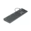 Hama CK-400 klávesnica Home/Office USB QWERTZ nemecká čierna, tmavosivá