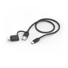 Hama CK-400 klávesnica Home/Office USB QWERTZ nemecká čierna, tmavosivá