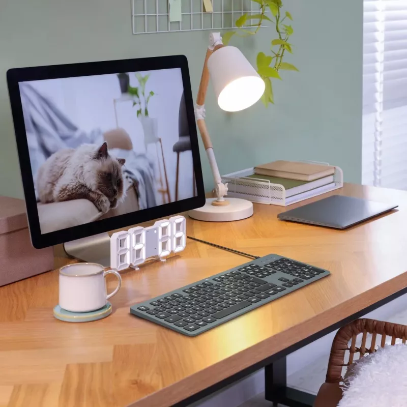 Hama CK-400 klávesnica Home/Office USB QWERTZ nemecká čierna, tmavosivá