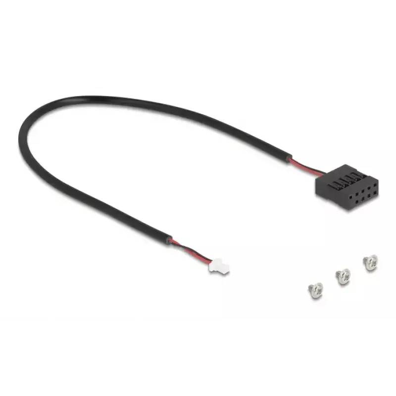 DeLOCK 64344 interný M.2 adaptér konektor samec čierny 22x80x5mm