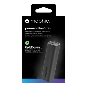 mophie Powerstation Mini 5000 mAh čierna