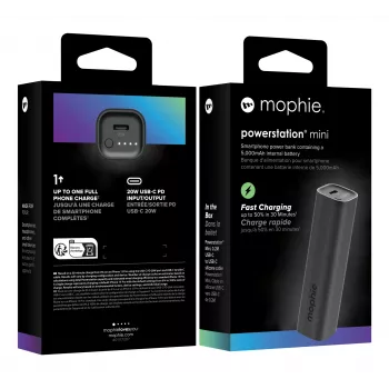 mophie Powerstation Mini 5000 mAh čierna