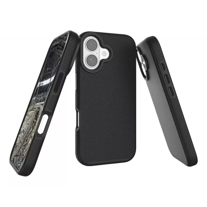JT Berlin 11147 Pankow Solid MagSafe zadný kryt pre Apple iPhone 17, polyuretán/polykarbonát, ochrana proti nárazom, čierny