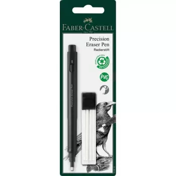 Guma v pere Faber-Castell Precision Pen guma plast čierna, 1 kus